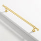 Grooved Gold Zinc Alloy Cabinet Handles and Knobs