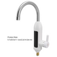 Theriva Instant Electric Water Heating Faucet with Digital LED Monitor