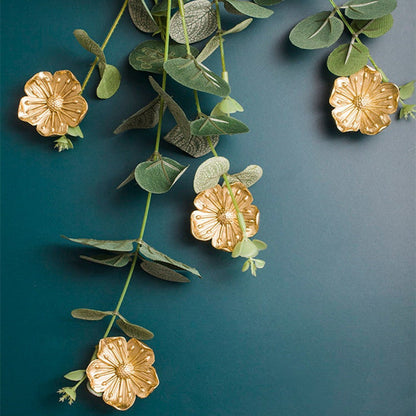 Solid Brass Sakura Flower Cabinet Knobs