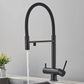 Puravo 3-Way Kitchen Faucet with Filter Tap and Pull-Down Spout