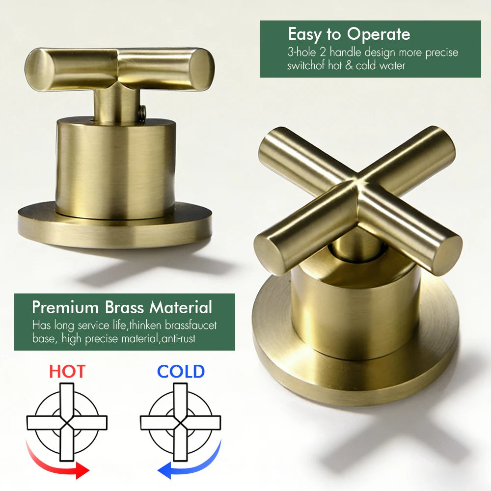 Separate hot and cold adjustment