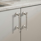 Textured Round Bar Cabinet Handles and Knobs