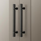 Ribbed Square Bar Cabinet Pulls and Drawer Handles