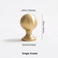 Ribbed Solid Brass Cabinet Pulls and Knobs