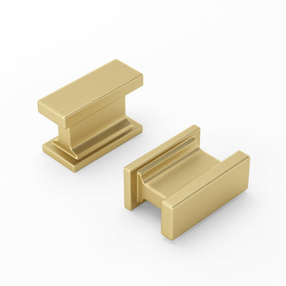 Solid Aluminum Alloy Square Bar Cabinet Pulls