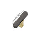 Two-Tone Gray Drawer Pulls and Cabinet Handles