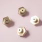 Faceted Crystal Cabinet Pulls and Knobs, Brass / Copper Finish