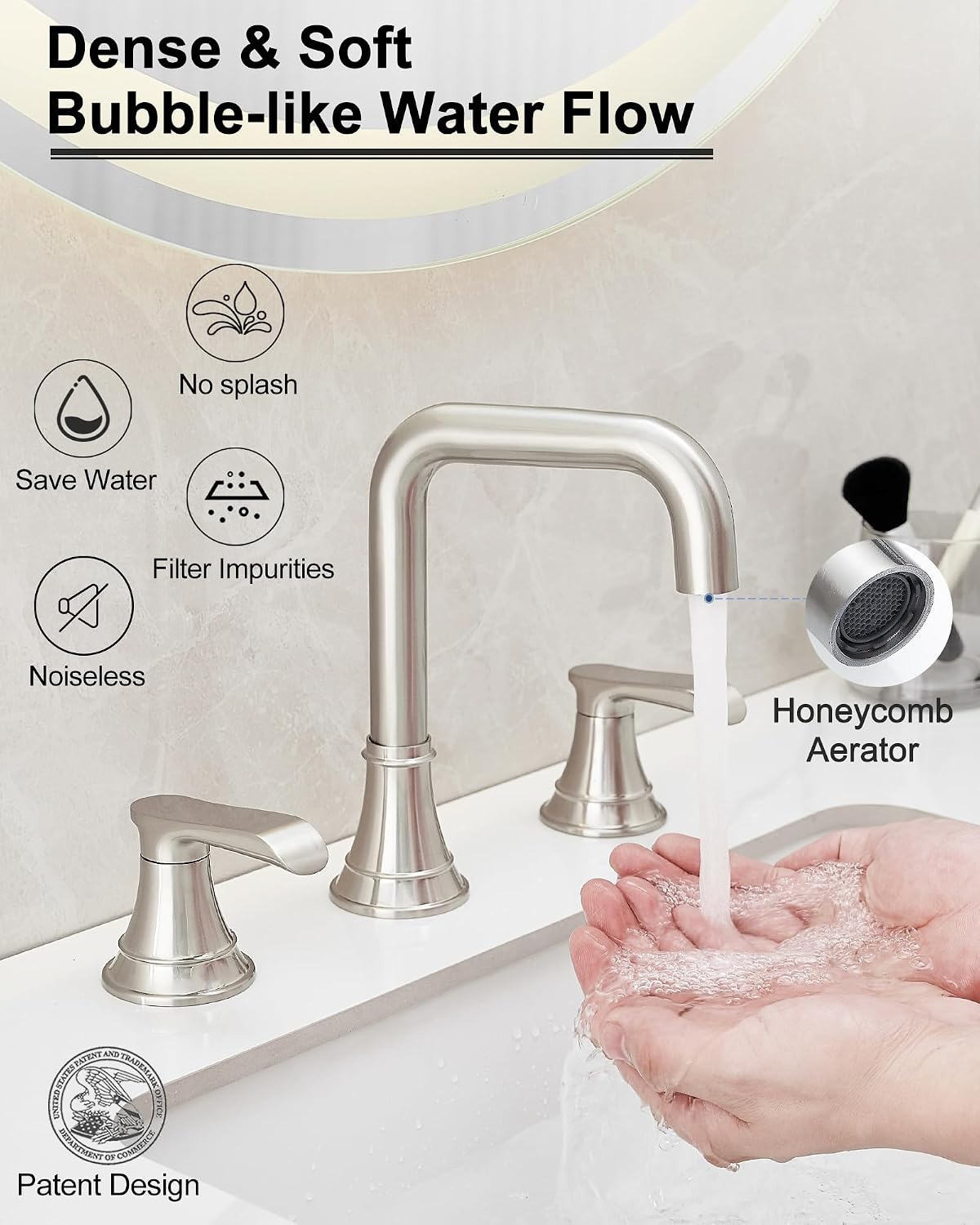 Smooth control with softer water flow