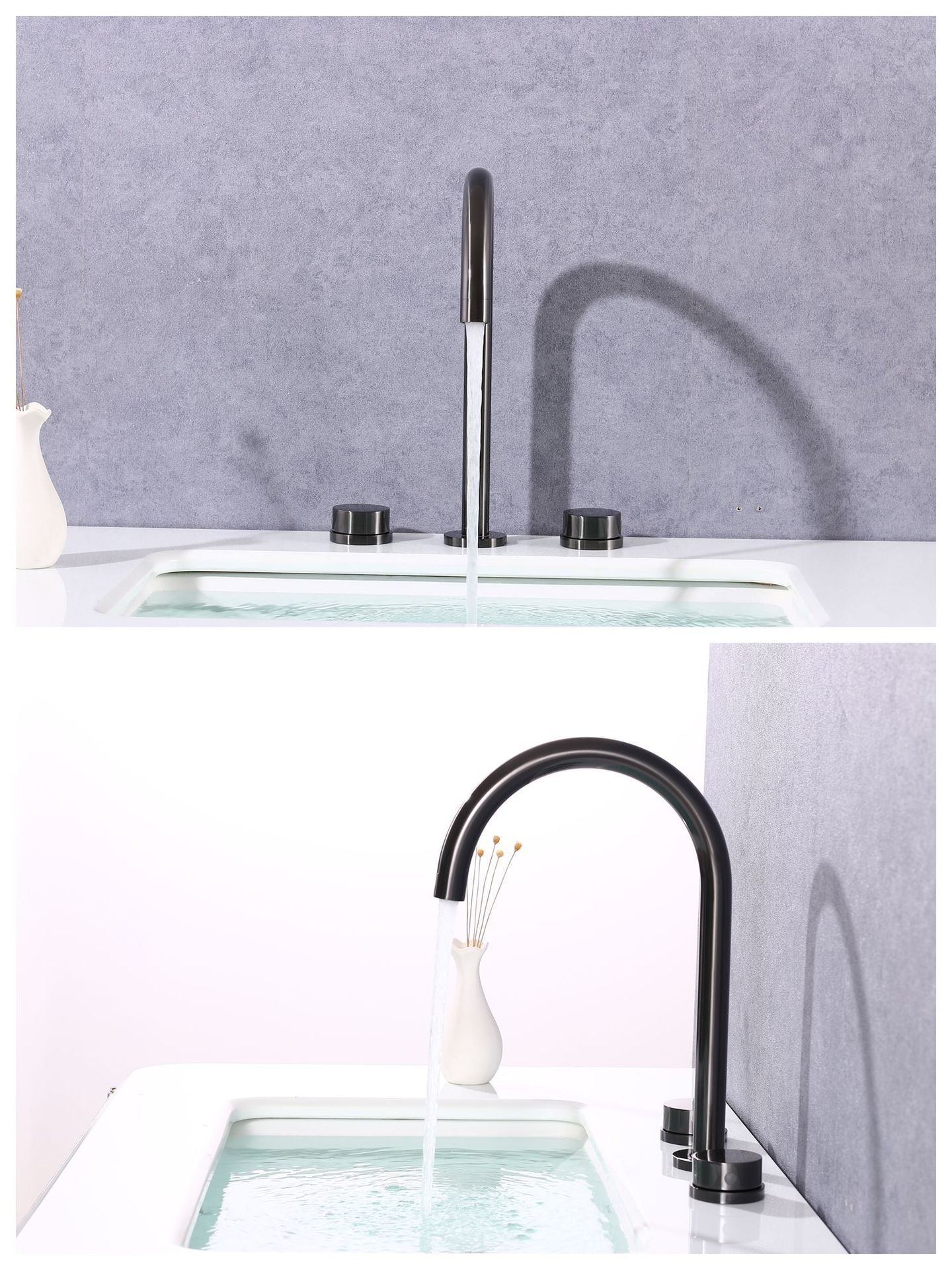 Smooth turning with controlled water output