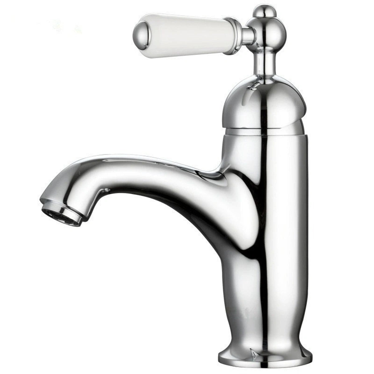 Solenne French Vintage Single-Handle Single-Hole Bathroom Sink Faucet