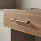 Solid Brass Textured Cabinet Handles in Antique Brass