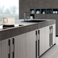 Modern Aluminum Alloy Slimline Gold Cabinet Drawer Handles