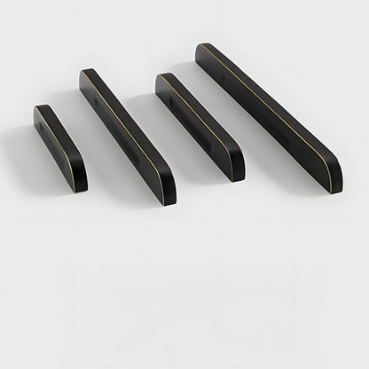Recessed Brass Drawer Handles and Cabinet Knobs