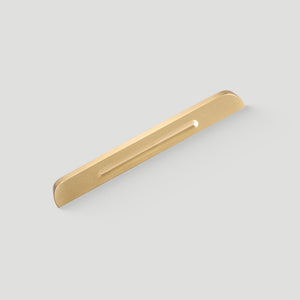 Recessed Brass Drawer Handles and Cabinet Knobs