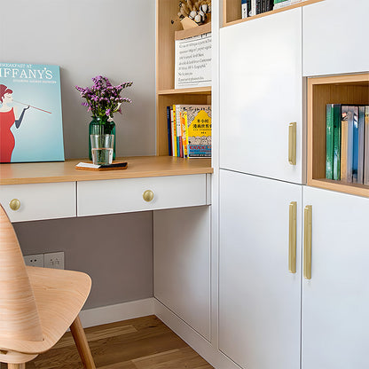 Recessed Brass Drawer Handles and Cabinet Knobs