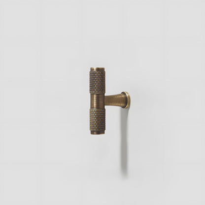 Solid Brass T-Bar Drawer Cabinet Pulls