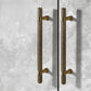 Solid Brass T-Bar Drawer Cabinet Pulls