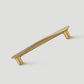 Tapered Arched Brass Kitchen Cabinet Pulls