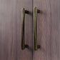 Tapered Arched Brass Kitchen Cabinet Pulls