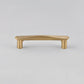 Tapered Arched Brass Kitchen Cabinet Pulls