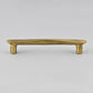 Tapered Arched Brass Kitchen Cabinet Pulls