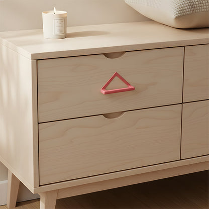 Multicolor Geometric Cabinet Pulls, Zinc Alloy Drawer Handles