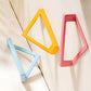Multicolor Geometric Cabinet Pulls, Zinc Alloy Drawer Handles