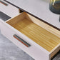 Two-Tone Leather Cabinet Pulls and Door Handles