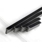 Two-Tone Leather Cabinet Pulls and Door Handles