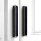 Two-Tone Leather Cabinet Pulls and Door Handles