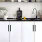 Two-Tone Leather Cabinet Pulls and Door Handles