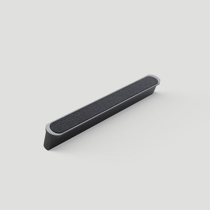 Two-Tone Leather Cabinet Pulls and Door Handles