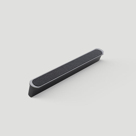Two-Tone Leather Cabinet Pulls and Door Handles