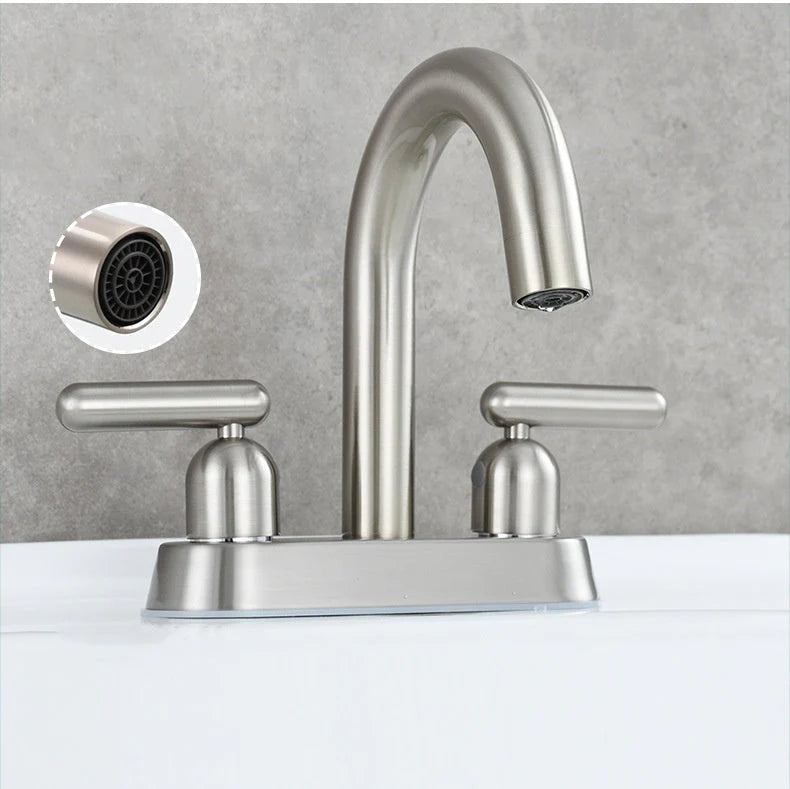 Two handles, easier temperature tuning