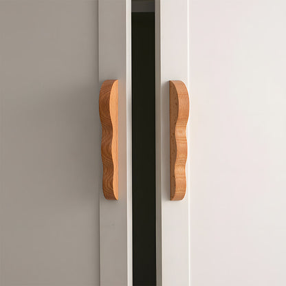 Wavy Wood Cabinet Handles and Drawer Pulls
