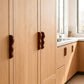 Wavy Wood Cabinet Handles and Drawer Pulls