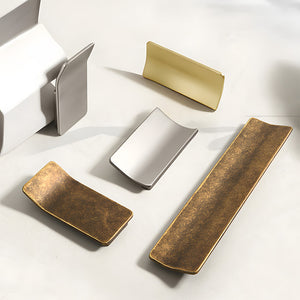 Square Finger Edge Pulls for Cabinets and Drawers