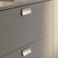 Square Finger Edge Pulls for Cabinets and Drawers