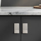 Square Finger Edge Pulls for Cabinets and Drawers