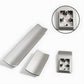 Square Finger Edge Pulls for Cabinets and Drawers