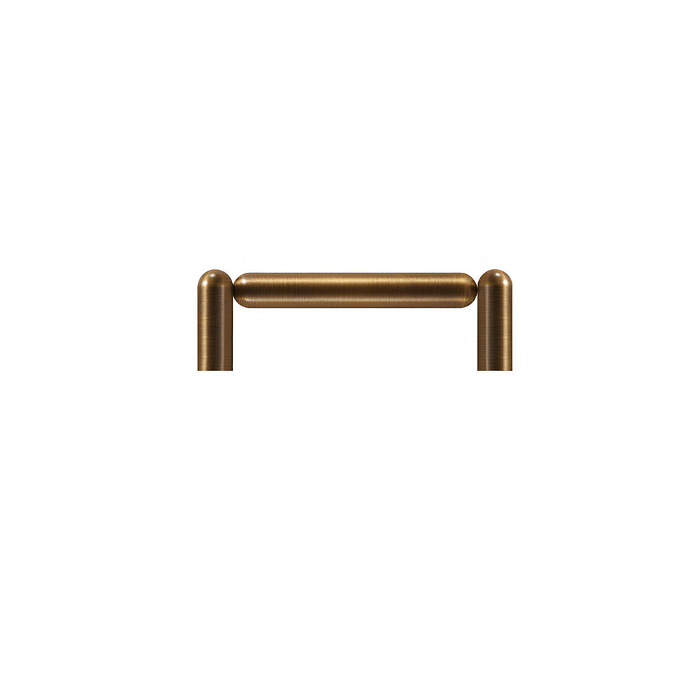 Rounded Solid Brass Cabinet Pulls and T-Knobs
