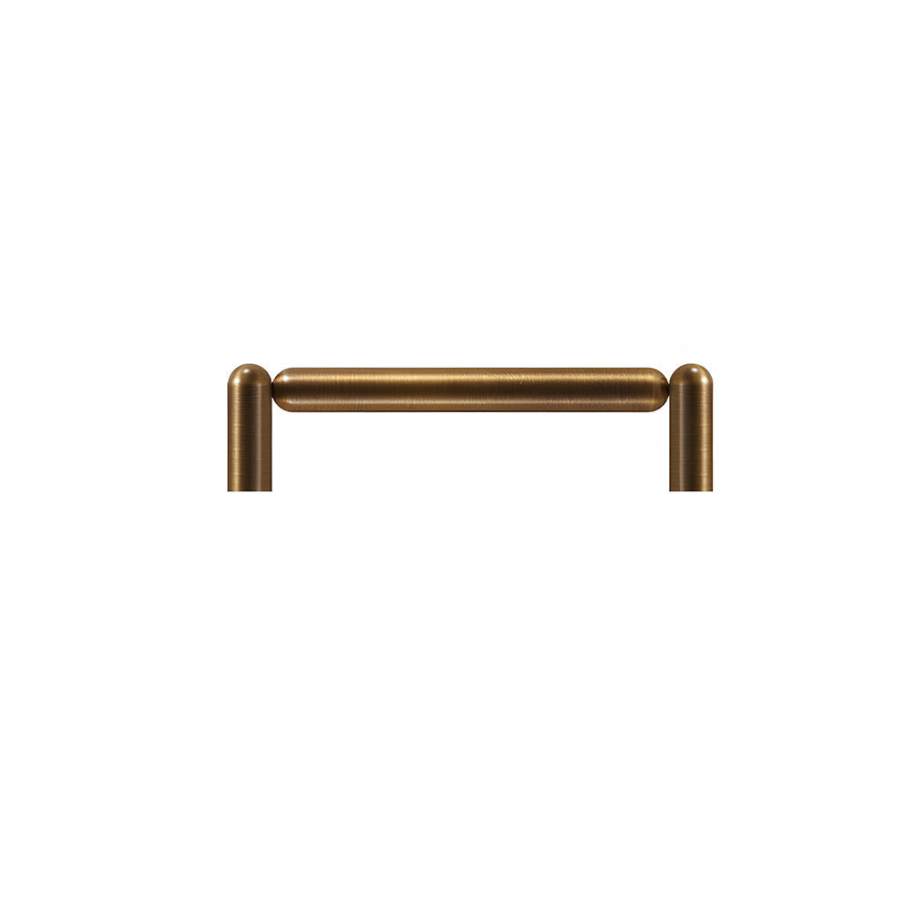 Rounded Solid Brass Cabinet Pulls and T-Knobs