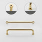Nordic Brass Cabinet Pulls, Knobs, and Cup Pulls