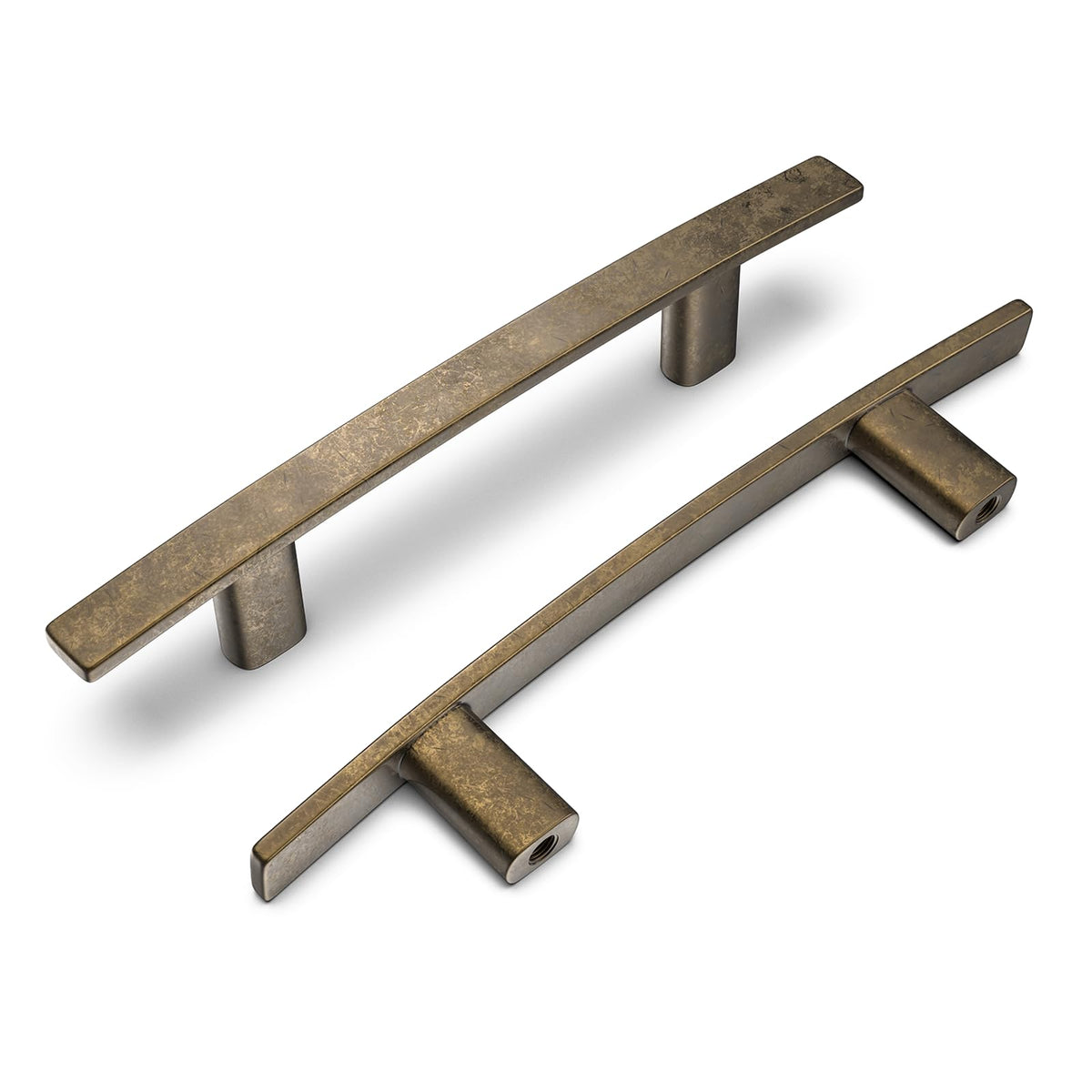 Multi-Finish Curved Cabinet Pulls for Kitchen Drawers