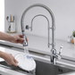 Kaviro 360° Pull-Down Kitchen Faucet with Spring Spout Hot & Cold Mixer