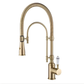 Kaviro 360° Pull-Down Kitchen Faucet with Spring Spout Hot & Cold Mixer