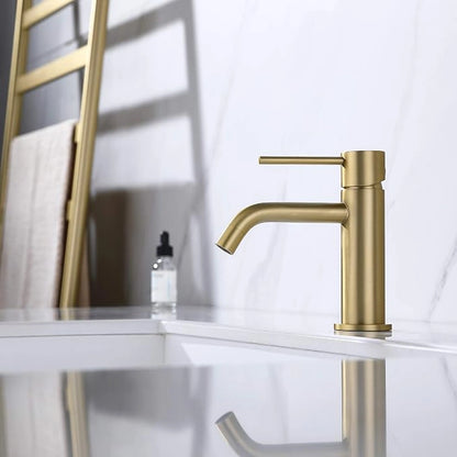 Varello Modern Single-Handle Single-Hole Bathroom Sink Faucet