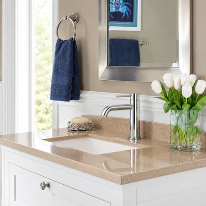 Varello Modern Single-Handle Single-Hole Bathroom Sink Faucet