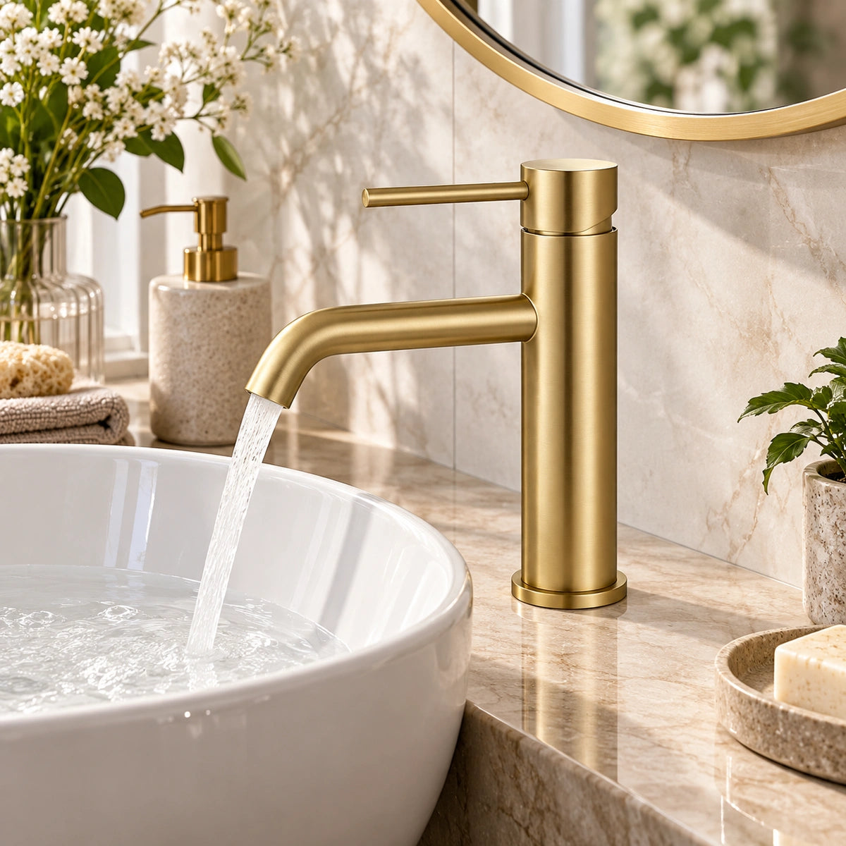 Varello Modern Single-Handle Single-Hole Bathroom Sink Faucet