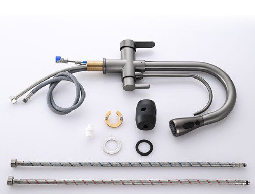 Vera 3-Way Filter Kitchen Faucet with Pull-Down Sprayer - What is included